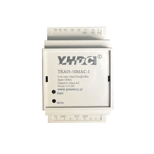 Rogowski coil Integrator TRA series integrator TRA03-50MAC-1 / TRA03-01AC-1 Rated input 100A 600A 1000A 3000A 6000A Rated output 0-50mA/0-1A
